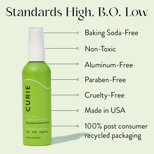 Curie Full Body Spray Deodorant
