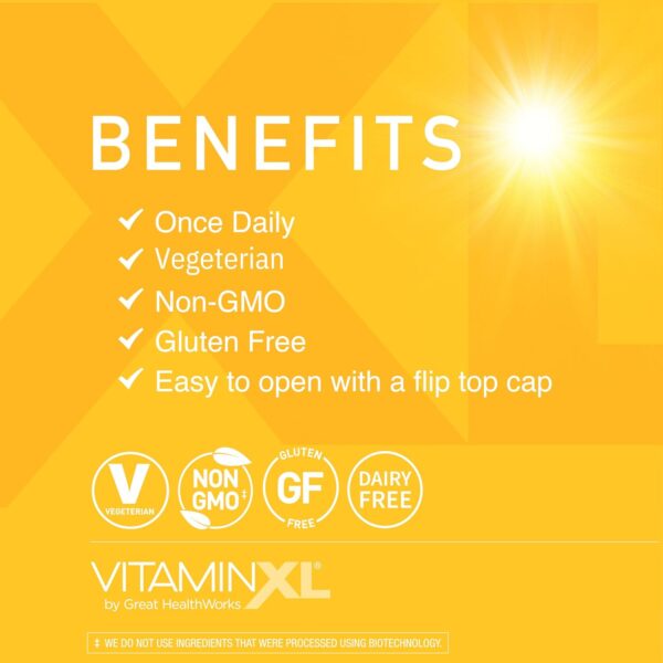 OmegaXL VitaminXL D3 High Potency Daily Vitamin D 5000 IU 125mcg